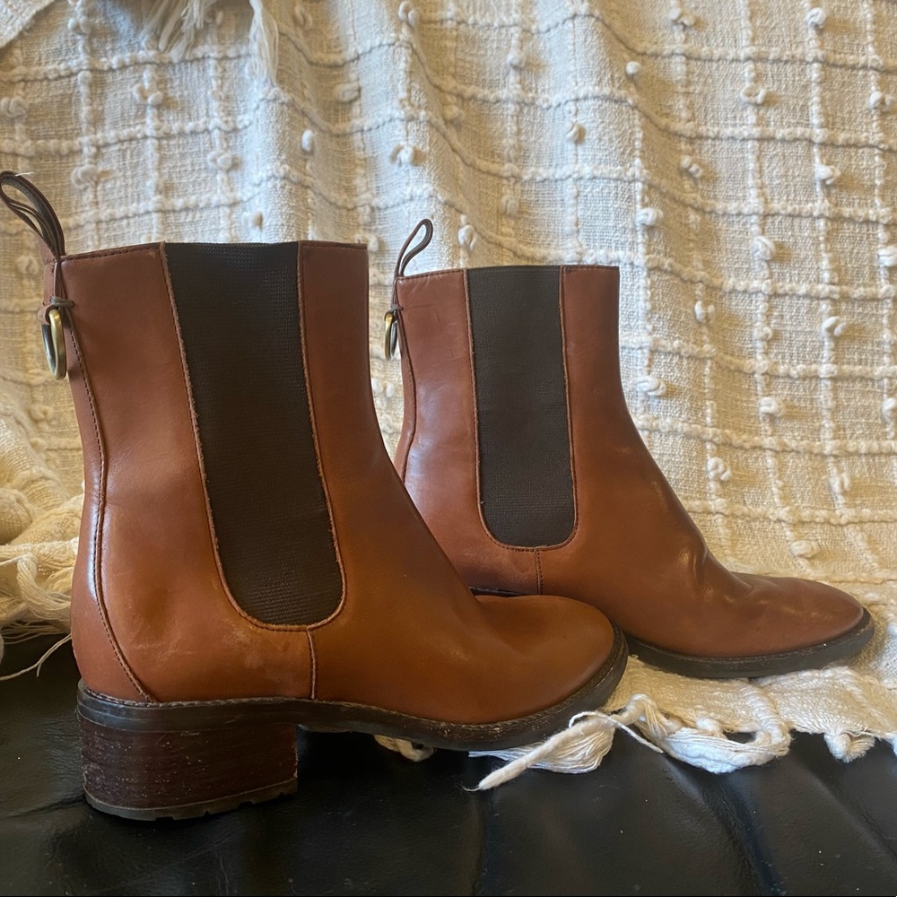 Cole Haan + Nike Air brown booties